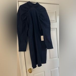 New Eloquii denim long sleeve mock dress …
